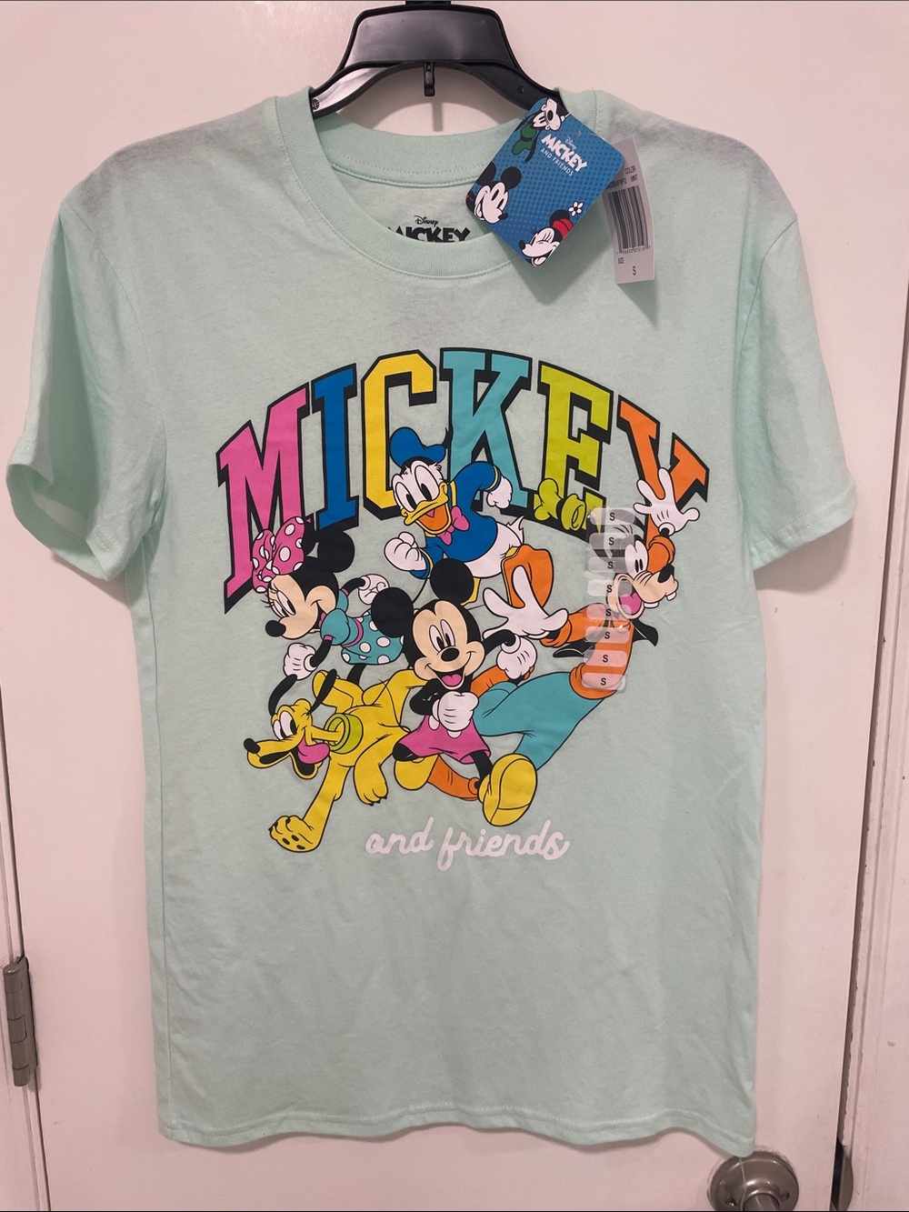 Disney Mint Green Mickey & Friends Graphic Tee